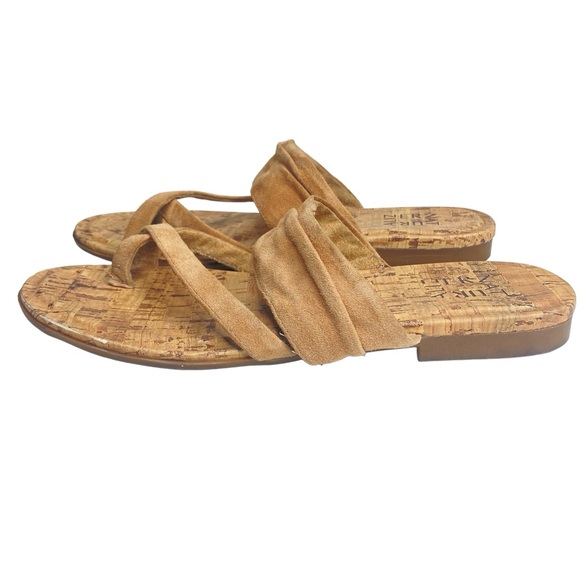 Naturalizer Shannon tan suede toe sandal size 7.5 - Picture 6 of 11